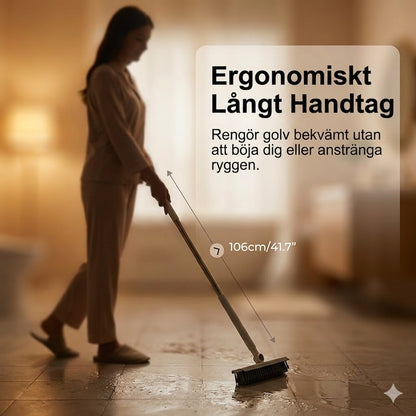 2-i-1 Fogborste och Hörnborste med Fönsterskrapa