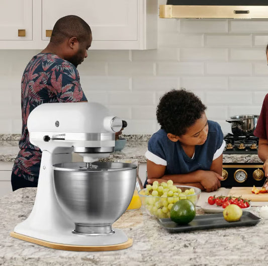 EcoSlide Nordic™Handgjord Glidbräda i Bambu för Köksmaskin