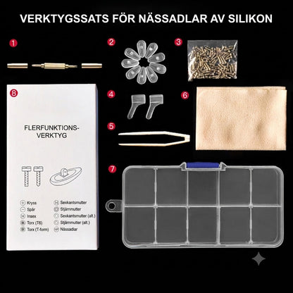 SilkEase™ Reparationsset för Glasögon – Näskuddar