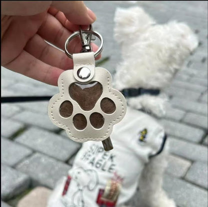 Personlig Minnesnyckelring i Äkta Läder – "Alltid med dig" (För Hund & Katt)[Köp 1 Få 1 På Köpet]