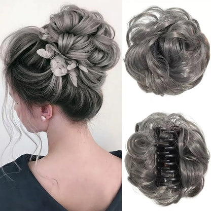 Messy Bun Hårknut med Kloklämma – Skapa en Perfekt Uppsättning på Sekunder Köp 1 Få 1 GRATIS