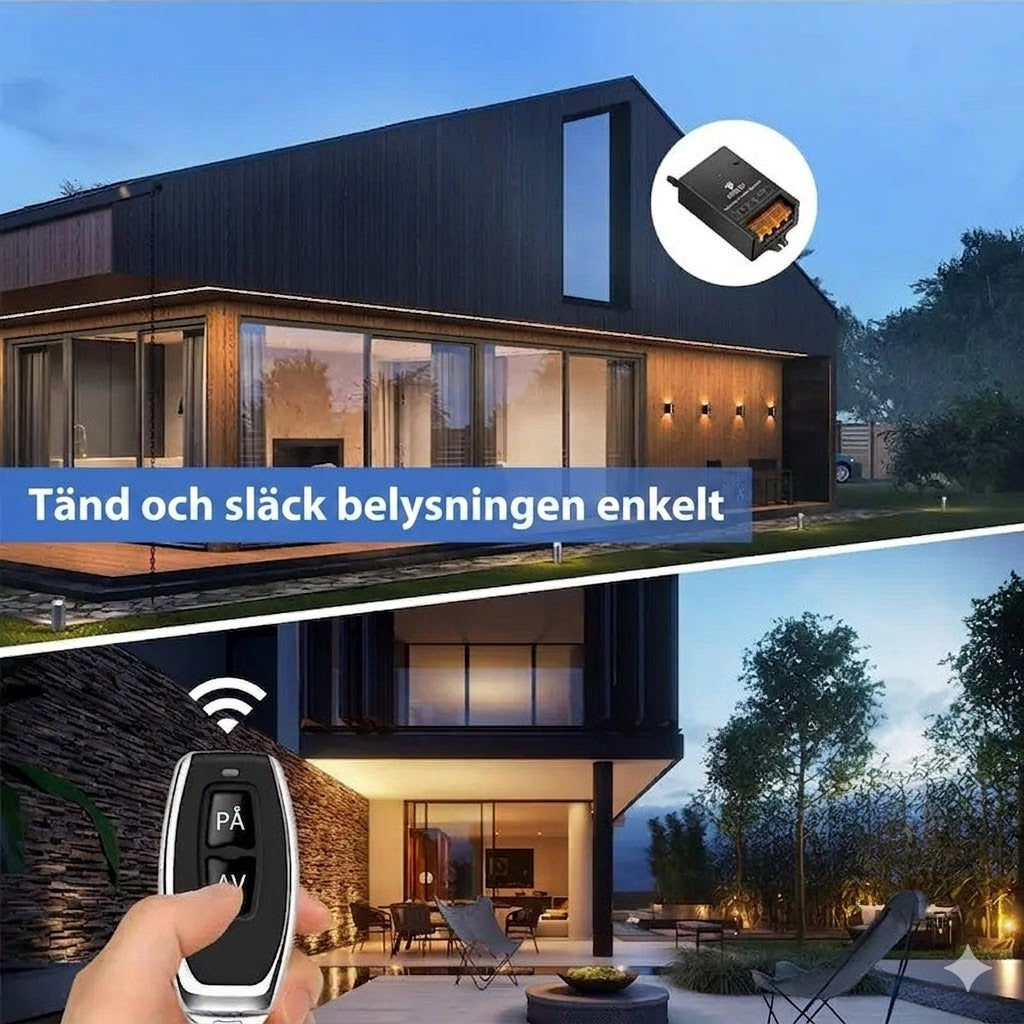 Trådlös Fjärrkontroll & Mottagare