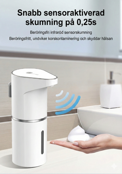 NordicDrop Automatisk Tvålpump med Sensor (Skum) –Uppladdningsbar Tvåldispenser