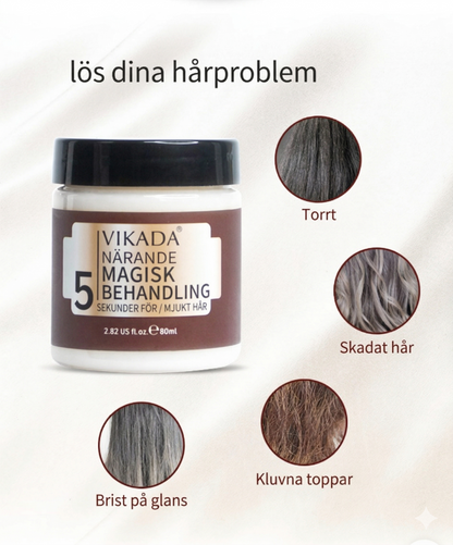 Djupåterfuktande och Reparerande Hårinpackning – Intensiv Näring för Torrt och Skadat Hår