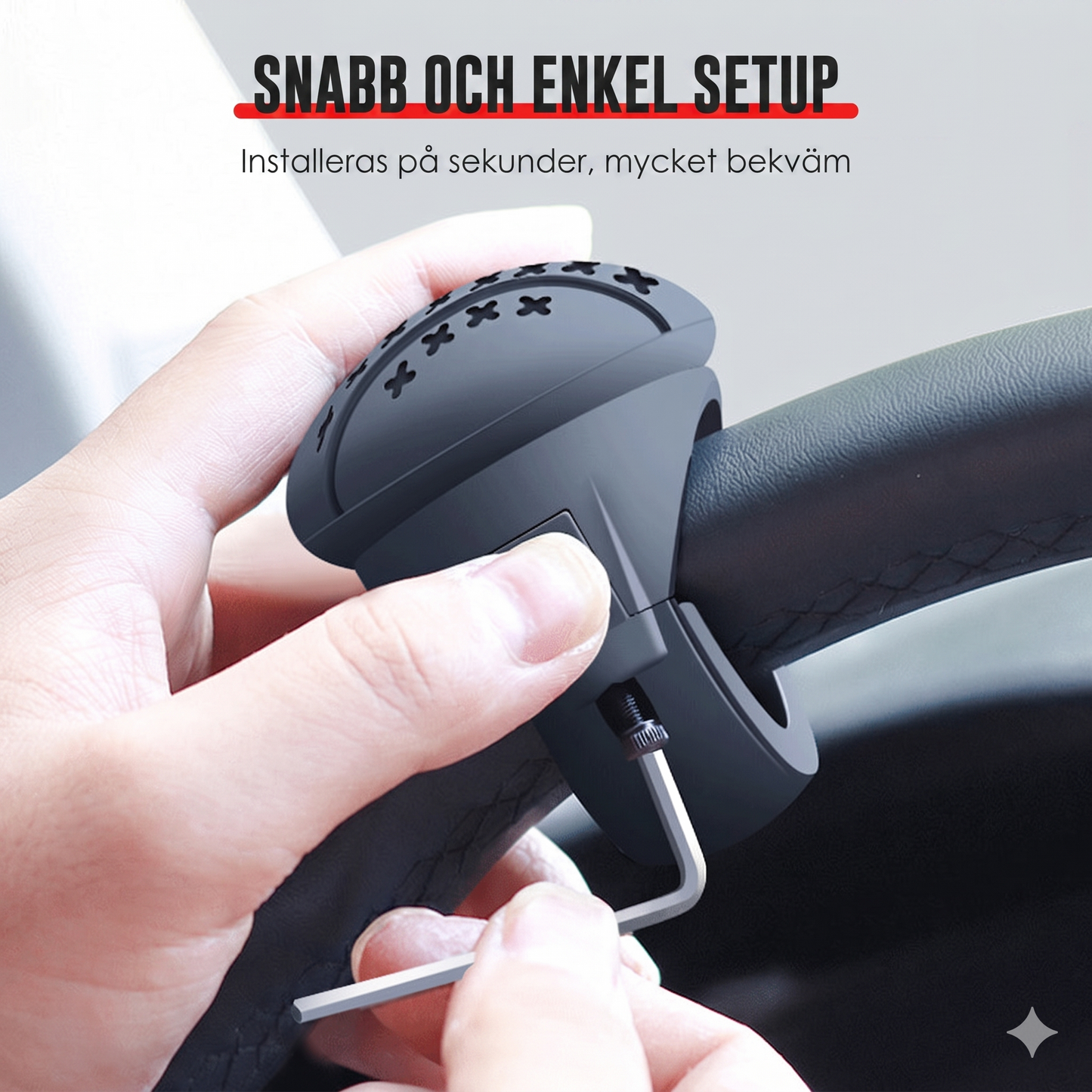 Ergonomisk Rattknopp för Smidigare Styrning – Kraftbesparande & Säker
