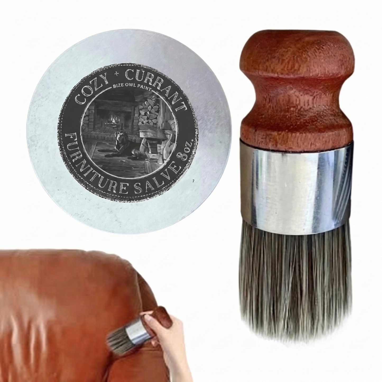 MöbelDoktorn™Reparationsbalsam för Läder & Trä (Inkl. Gratis Borste)