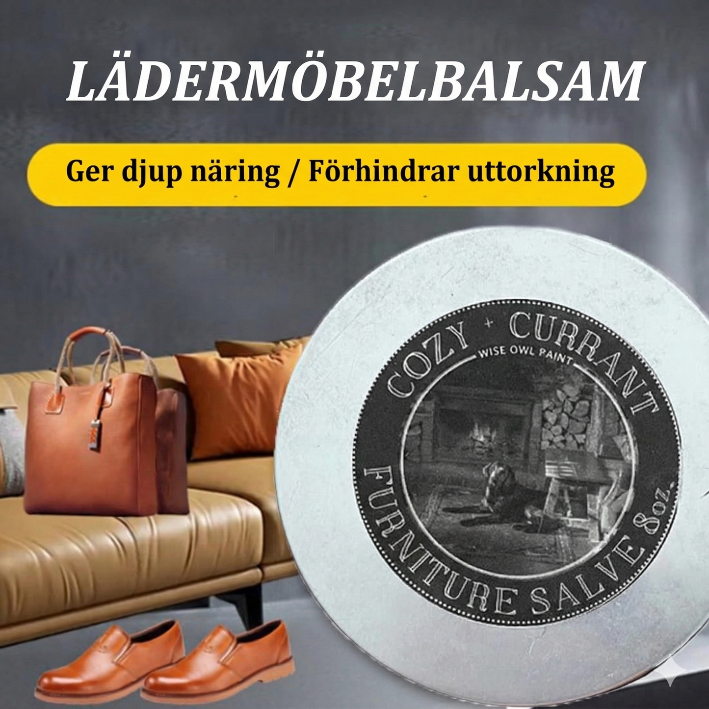 MöbelDoktorn™Reparationsbalsam för Läder & Trä (Inkl. Gratis Borste)