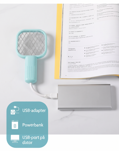 Automatisk Myggfälla med Blått UV-Ljus – Effektiv & Kemikaliefri Insektsdödare