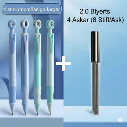 Ergonomisk Evighetspenna för Barn – Korrigerar Skrivgrepp & Behöver ej vässas