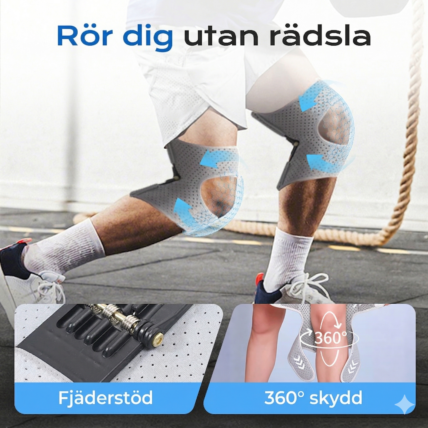 Justerbart Knäledsstöd med Avlastning