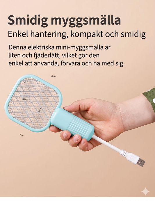 Automatisk Myggfälla med Blått UV-Ljus – Effektiv & Kemikaliefri Insektsdödare