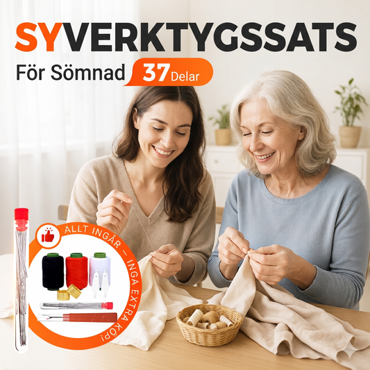 Komplett Sykit (37–86 delar) – Perfekt Present för Sömnad, Lagning & DIY