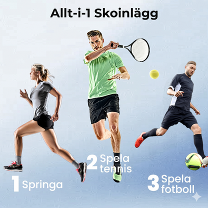 Stötdämpande Grafen-skosulor – Anti-lukt & Ventilerande (Unisex)