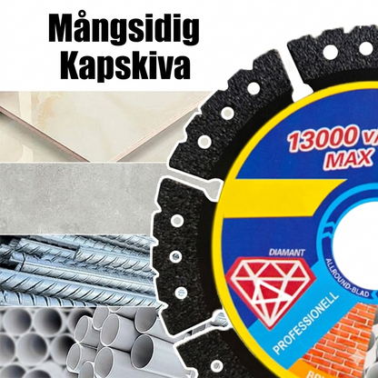 115 mm (4,5") Diamantklinga för Multimaterial – Kompromisslös och Extremt Hållbar Köp 1 – Få 2 på köpet!