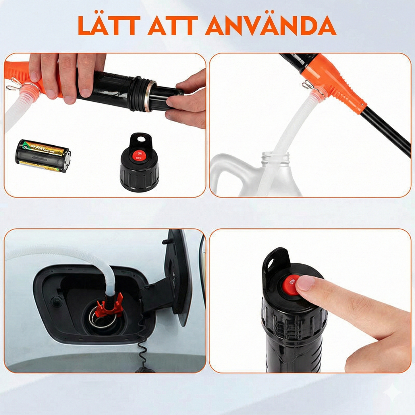 FluidShift Bärbar Oljepump & Vätskepump