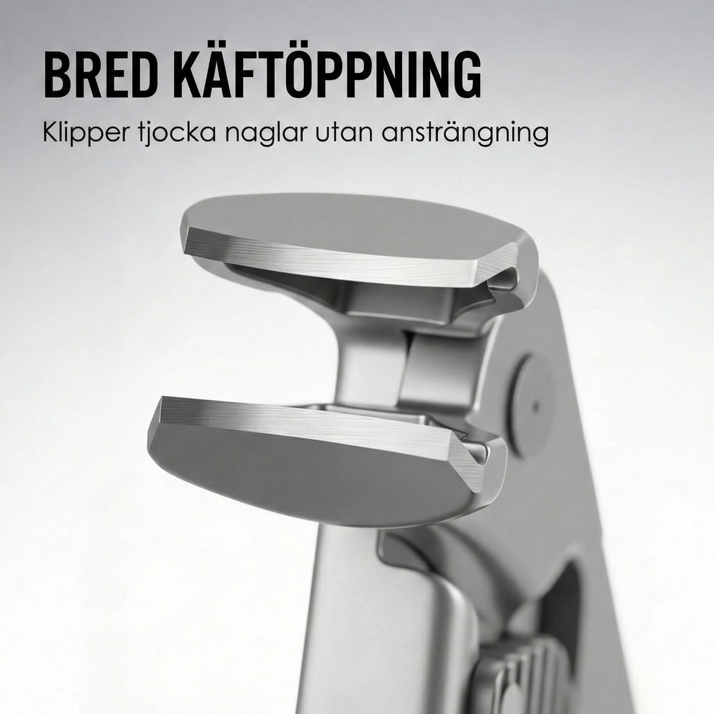 Ergonomisk Nagelklippare med Långt Handtag & Uppsamlare – Vinklat Huvud för Tjocka Tånaglar