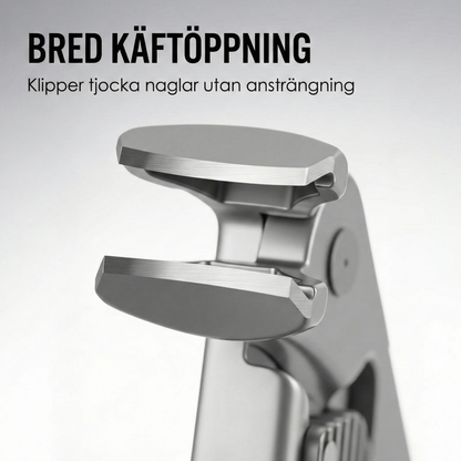 Ergonomisk Nagelklippare med Långt Handtag & Uppsamlare – Vinklat Huvud för Tjocka Tånaglar