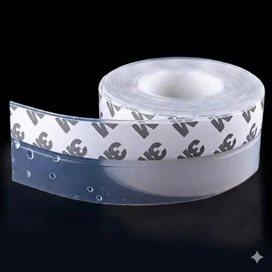 NordTät™Tätningslist för Fönster & Dörr (5m) – Självhäftande Silikonlist mot Drag, Kyla & Buller