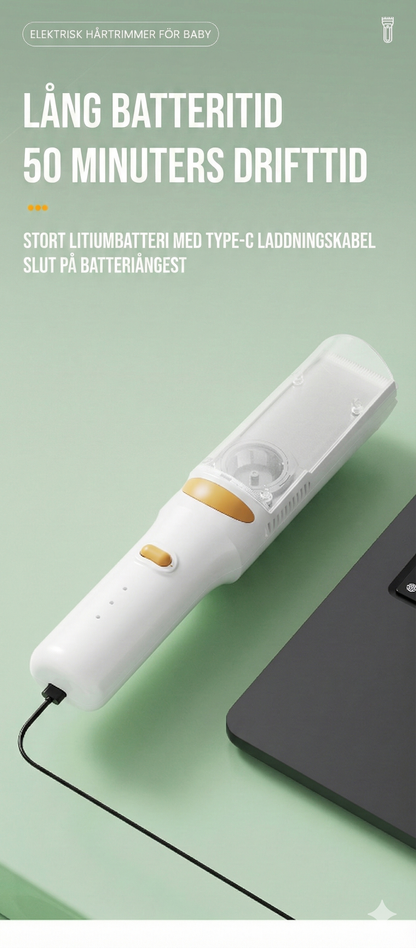 Hårklippare med vakuumfunktion – Suger upp håret automatiskt