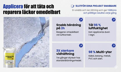 Snabbtorkande Vattentätt Polymer-tätningsmedel