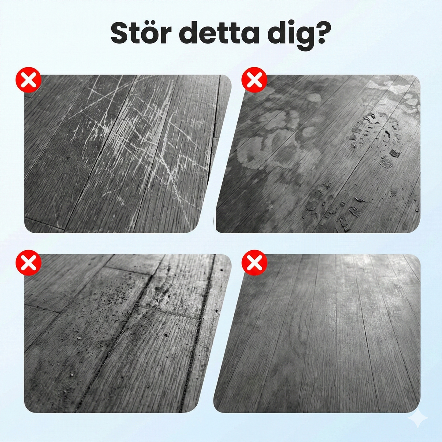 NordicShine™ Högblank Golvpolish & Renöring – Omedelbar Glans & Repskydd för Trä, Laminat och Parkett