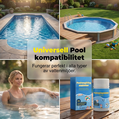 Effektiva Poolrengöringstabletter – För Kristallklart och Rent Badvatten