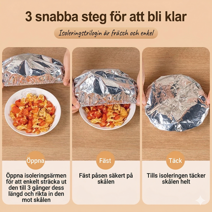 Isoleringsskydd i Aluminiumfolie – Värmereflektor för Effektiv Energibesparing