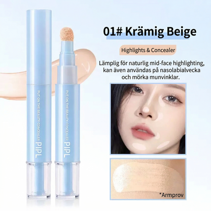 Multifunktionell Återfuktande Flytande Concealer – Långvarig Täckning & Lyster