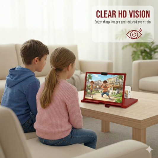 Skärmförstorare till Mobilen (Ögonskydd) – Titta på Film utan Ögontrötthet – Perfekt Present till Äldre & Barn