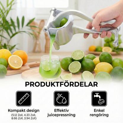 Kraftig Juicepress med Hävstång – Pressa Frukt Enkelt Utan El (Lätt att Rengöra) – Premium Kvalitet