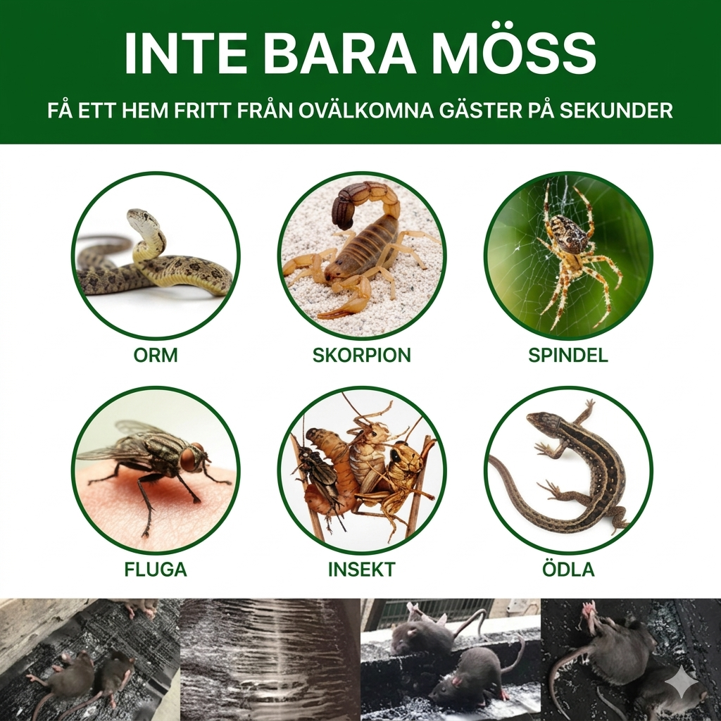 🔥 Storsäljare 🔥 Kraftig Limfälla för Insekter & Skadedjur (Fiberduk)
