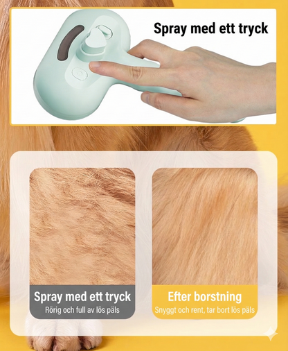 ProGroom Nordic™Professionell Karda för Hund & Katt (Självrengörande)