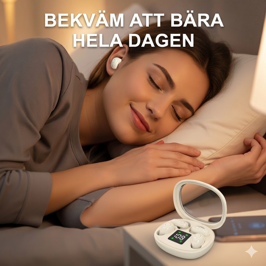 DuoLyss Share – Dubbla TWS-hörlurar med Smart LED-fodral