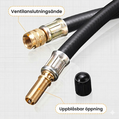 Flexibel Ventilförlängare för Däck – För Husbil, Lastbil, MC & Elsparkcykel 3-Pack (Köp 1, få 2 gratis!)