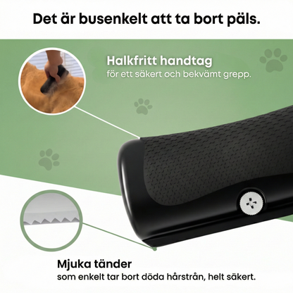 Professionell Hundborste & Underullskam – Minskar Fällning med 95% – Pälsvårdsverktyg för Långhåriga och Korthåriga Hundar