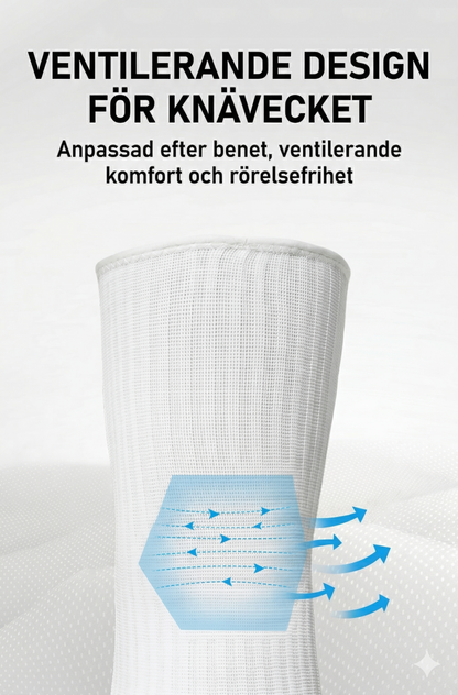 Elastiskt Knästöd med Kompression – Förebygger Skador och Lindrar Knäsmärta (Löpning, Padel, Gym)