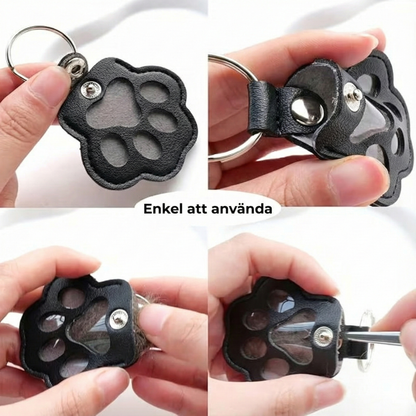 Personlig Minnesnyckelring i Äkta Läder – "Alltid med dig" (För Hund & Katt)[Köp 1 Få 1 På Köpet]