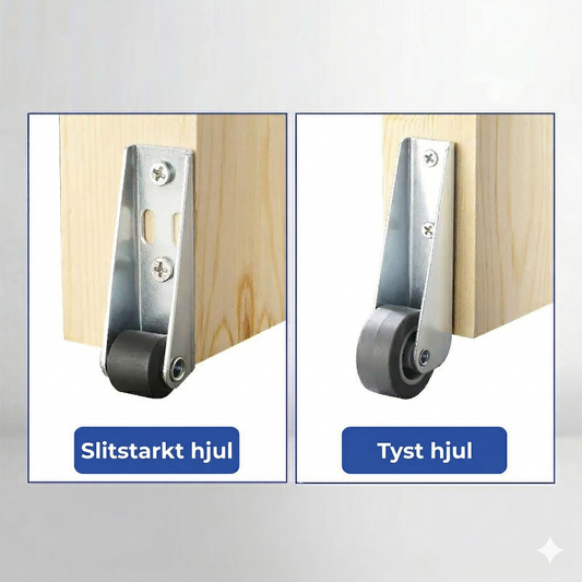 Stabilt Stödhjul för Dörrar och Grindar (Max 150 kg) Köp 1, få 1 på köpet!