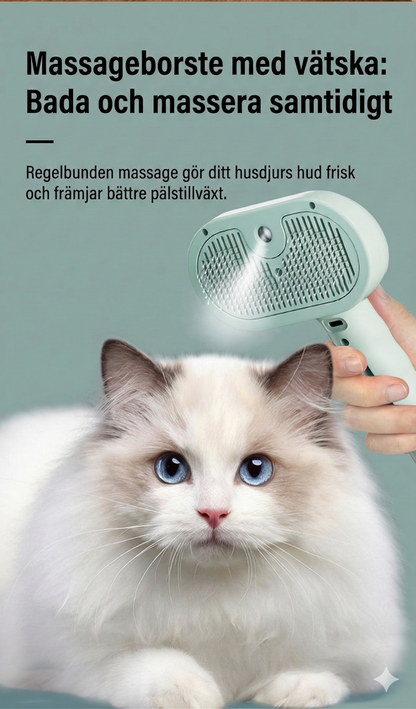 ProGroom Nordic™Professionell Karda för Hund & Katt (Självrengörande)