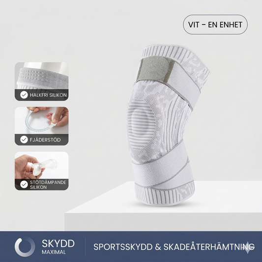 Elastiskt Knästöd med Kompression – Förebygger Skador och Lindrar Knäsmärta (Löpning, Padel, Gym)