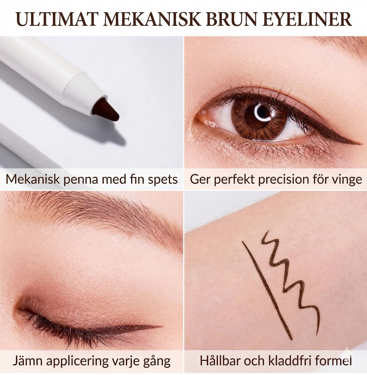 Snabbtorkande och Vattenfast Eyeliner – Svettresistent & Långvarig Köp 1 få 1 gratis