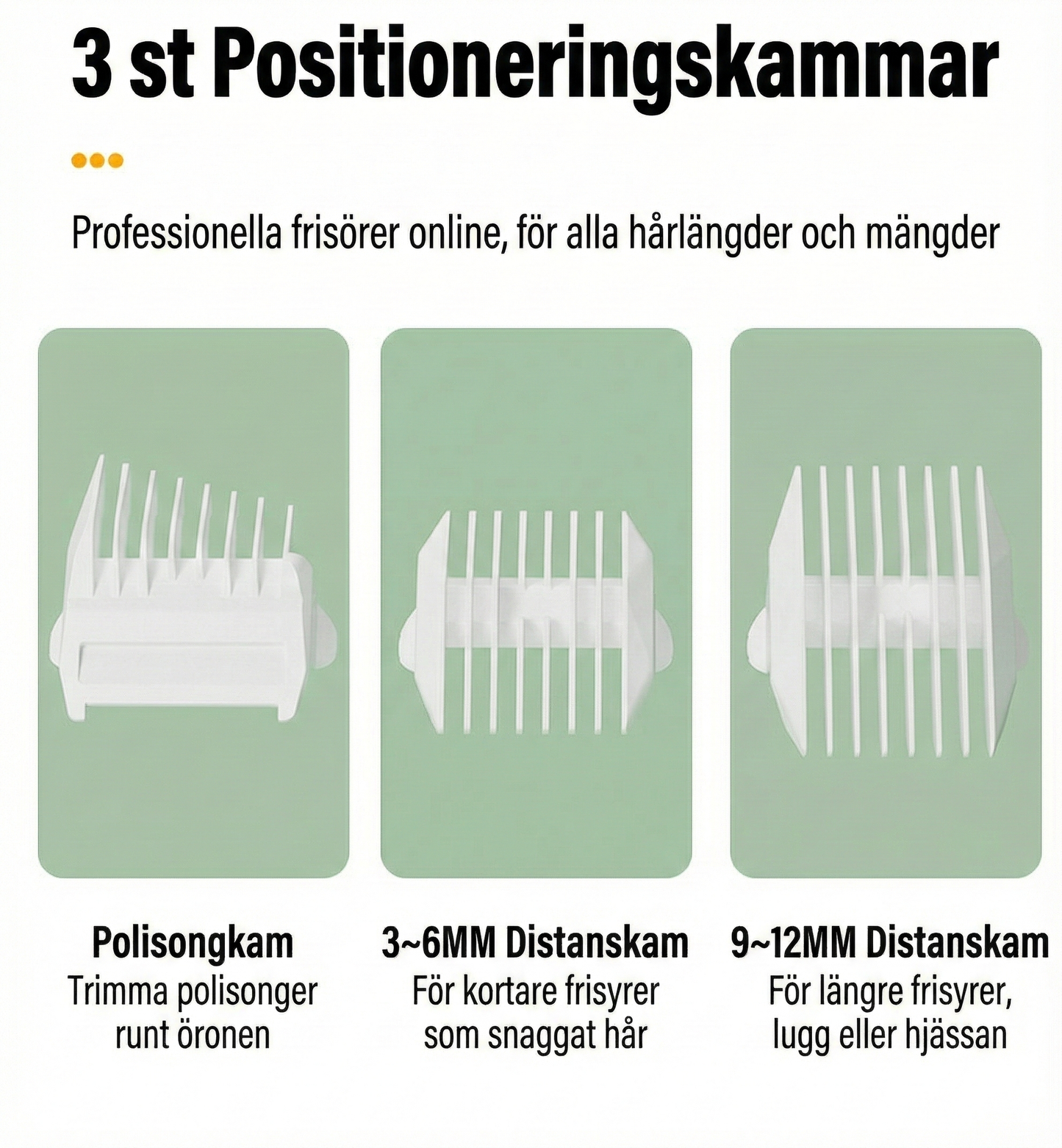 Hårklippare med vakuumfunktion – Suger upp håret automatiskt
