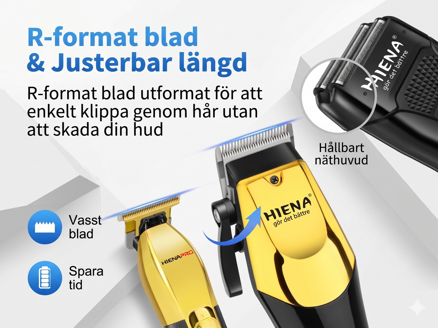 Multifunktionell Hårtrimmer för Män – Professionell Precision för Hemmabruk
