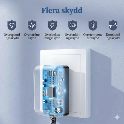Universell Litiumbatteriladdare – Snabbladdare för Elsparkcykel, Drönare & Elverktyg (CE-Märkt)