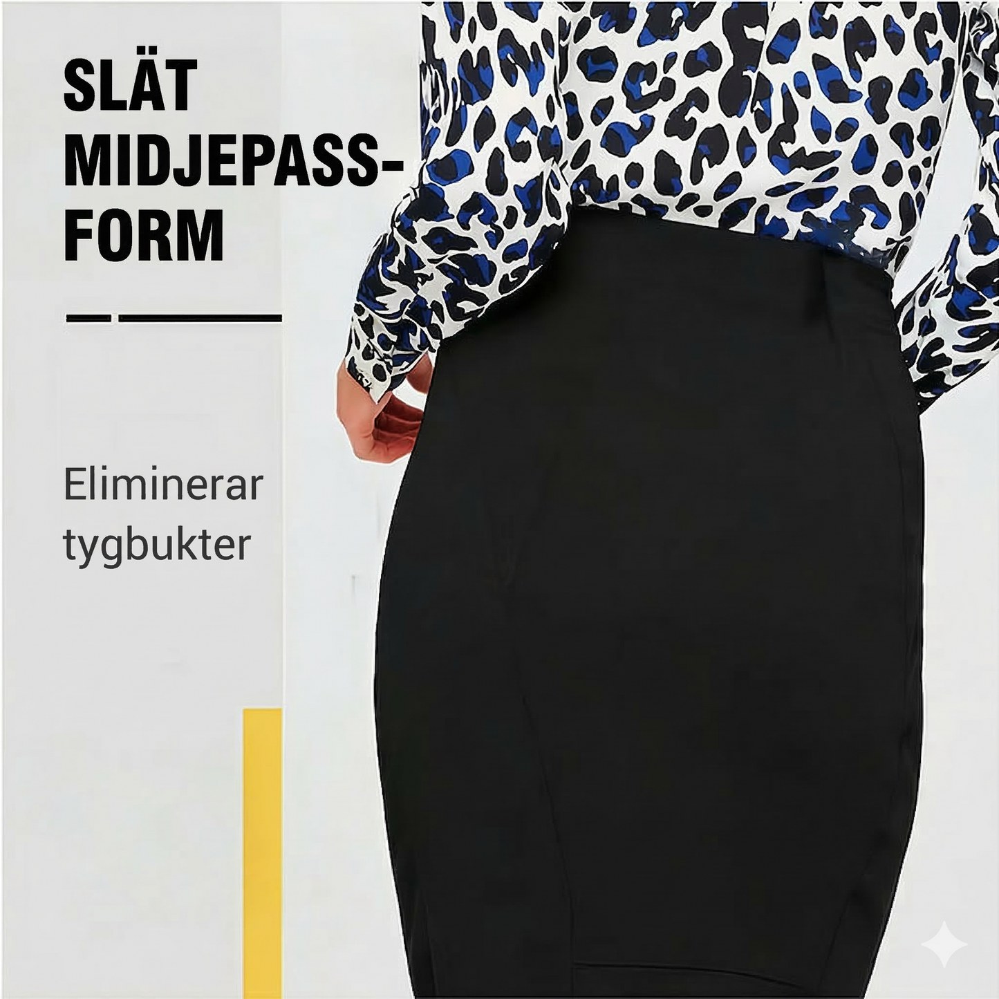 Vikbart midjespänne– Vikbart Spänne för att Förminska Midjan (Ingen Sömnad Krävs)