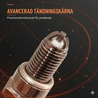 D8TC Högpresterande Tändstift med Tre Elektroder – För Bättre Tändning och Acceleration