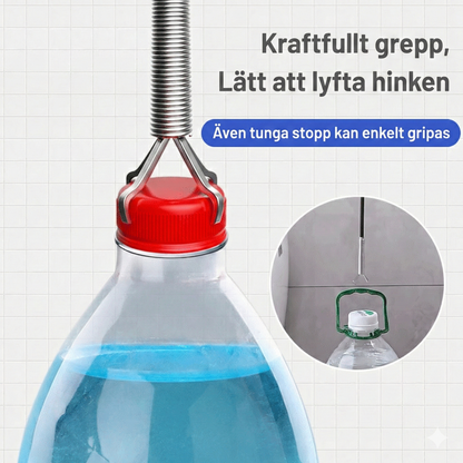Gripklo för Avlopp (90cm/160cm) – Fjäderbelastat Verktyg för att rensa rör & plocka upp saker