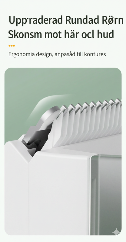 Hårklippare med vakuumfunktion – Suger upp håret automatiskt