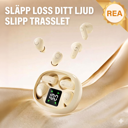 DuoLyss Share – Dubbla TWS-hörlurar med Smart LED-fodral