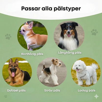 Professionell Hundborste & Underullskam – Minskar Fällning med 95% – Pälsvårdsverktyg för Långhåriga och Korthåriga Hundar